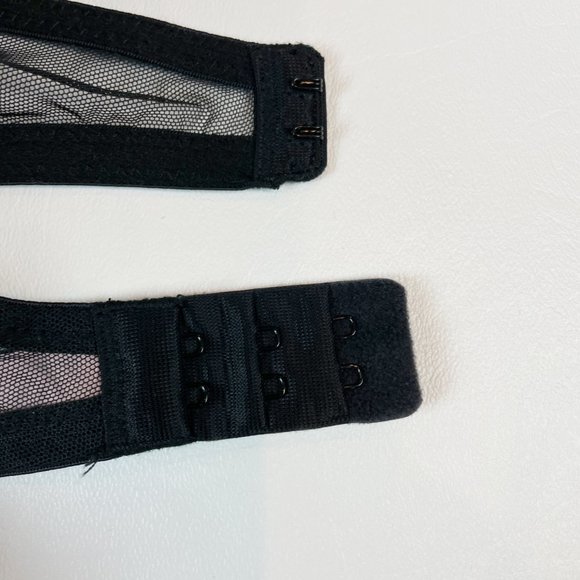 NWOT Victoria's Secret Bra 34DD Push-Up Black Gold Metallic - Picture 4 of 6